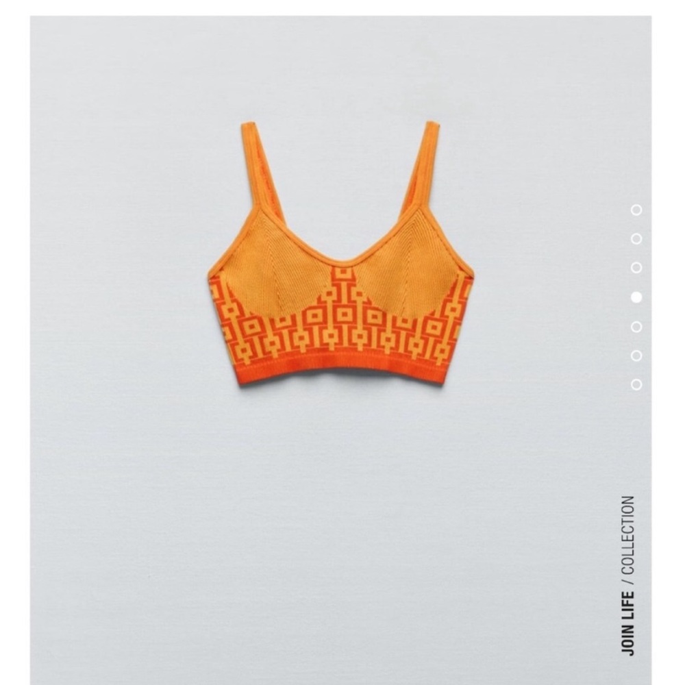 Zara seamless cropped top